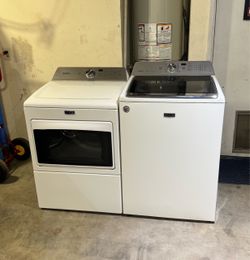 Set Maytag washer machine and gas dryer everything works we deliver