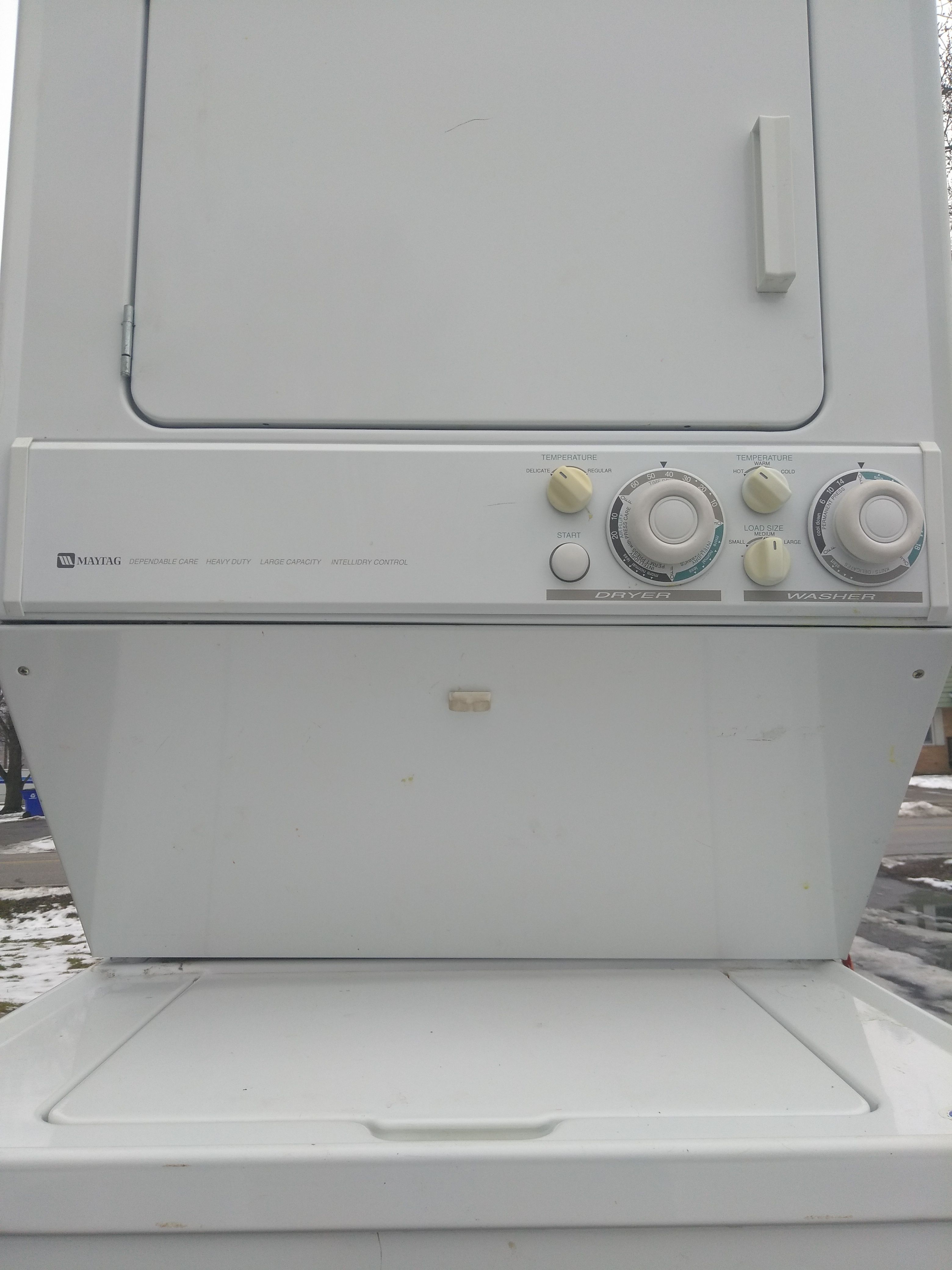 Maytag Stack Washer And Electric Dryer
