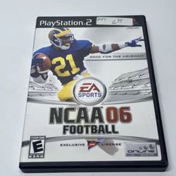 NCAA Football 06 Sony PlayStation 2 PS2 Complete Tested CIB