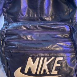Faux Leather Nike Backpack 
