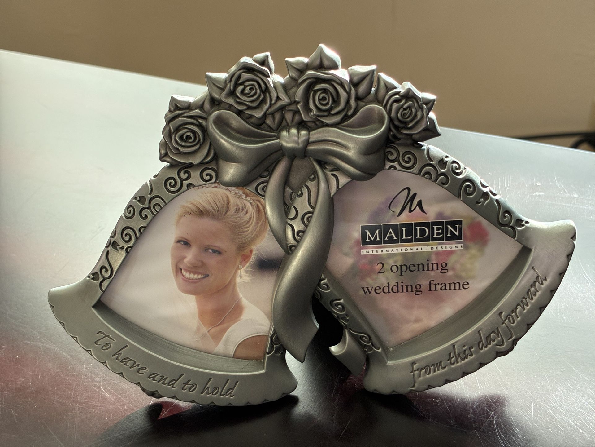 Malden Wedding Bell Picture Frame - Vintage