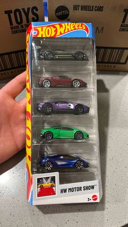 Hot Wheels HW Motor Show 5-Pack