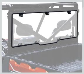 Polaris Ranger UTV Hard Coated Clear Rear /Back Window with Weather Strip, 2017-26