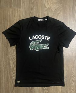 Black Lacoste T-Shirt Size SMALL