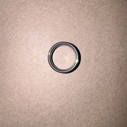 Tungsten Carbide Satin Finish Wedding Ring In Gray (8mm)