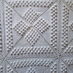 Beautiful crocheted bedspread