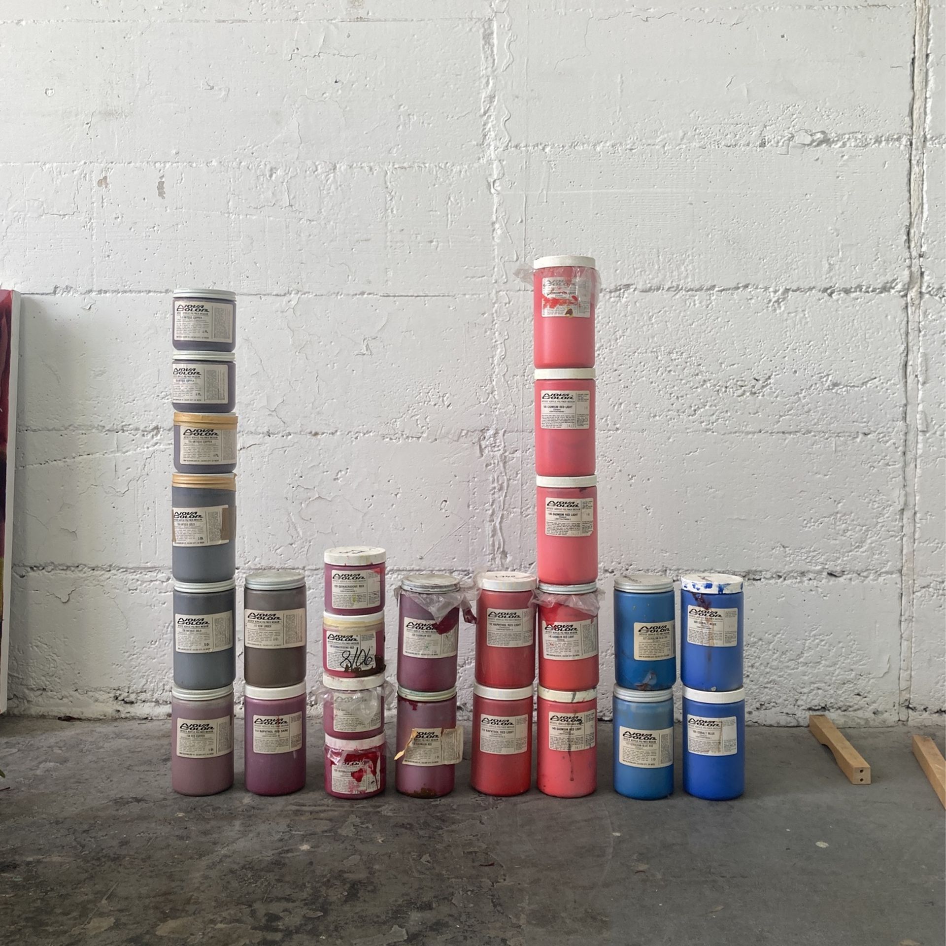 Moving! Lots of Nova Color Acrylic Paint (retail $800+)