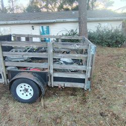 5x8 Utility Trailer NEEDS AXEL