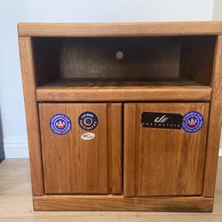 Short wooden Nighstand