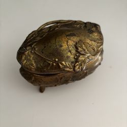 Antique Casket Jewelry Box!