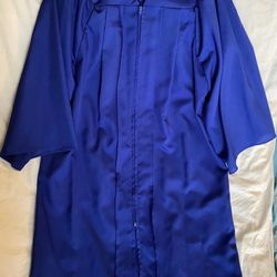 Graduation Gown Cobalt Blue 