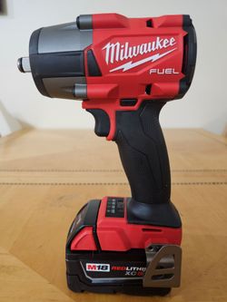 Milwaukee M18 Fuel 1/2’ impact wrench #2962-20 Comes with 5.0 battery charger available for additional charge  BRAND NEW NEVER USED