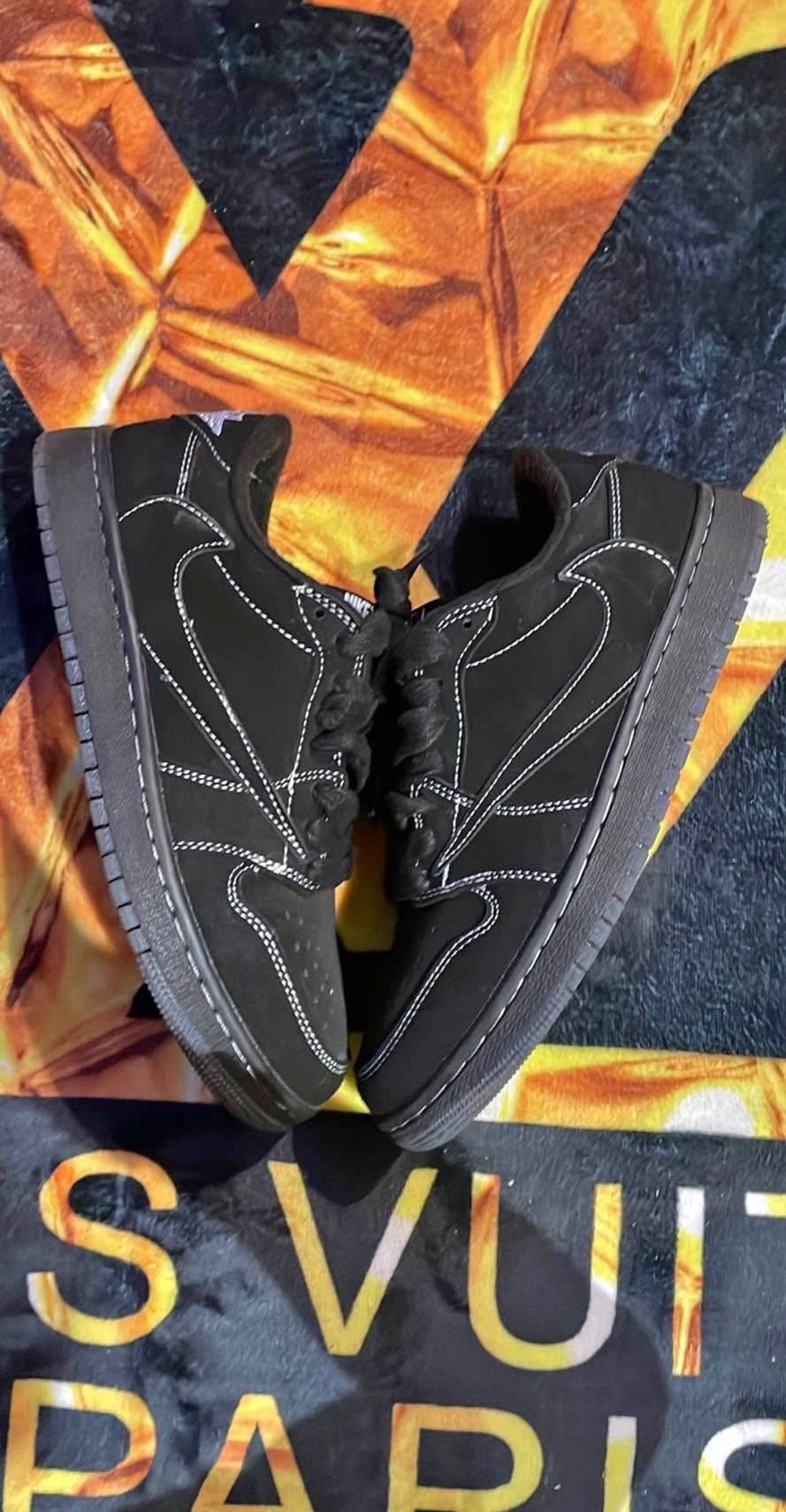 Air Jordan 1 Low x Travis Scott Black Phantom