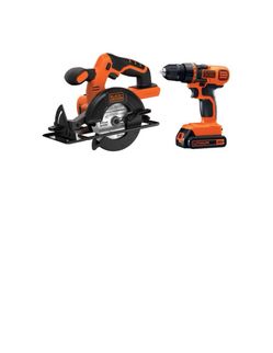 BLACK+DECKER BD2KITCDDCS 20V MAX Drill/Driver Circular Saw Combo Kit