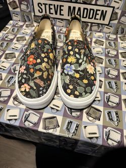 Keds x Rifle Paper Co Double Decker Slip On Sneakers-Garden Party-Woman’s Size 5.5