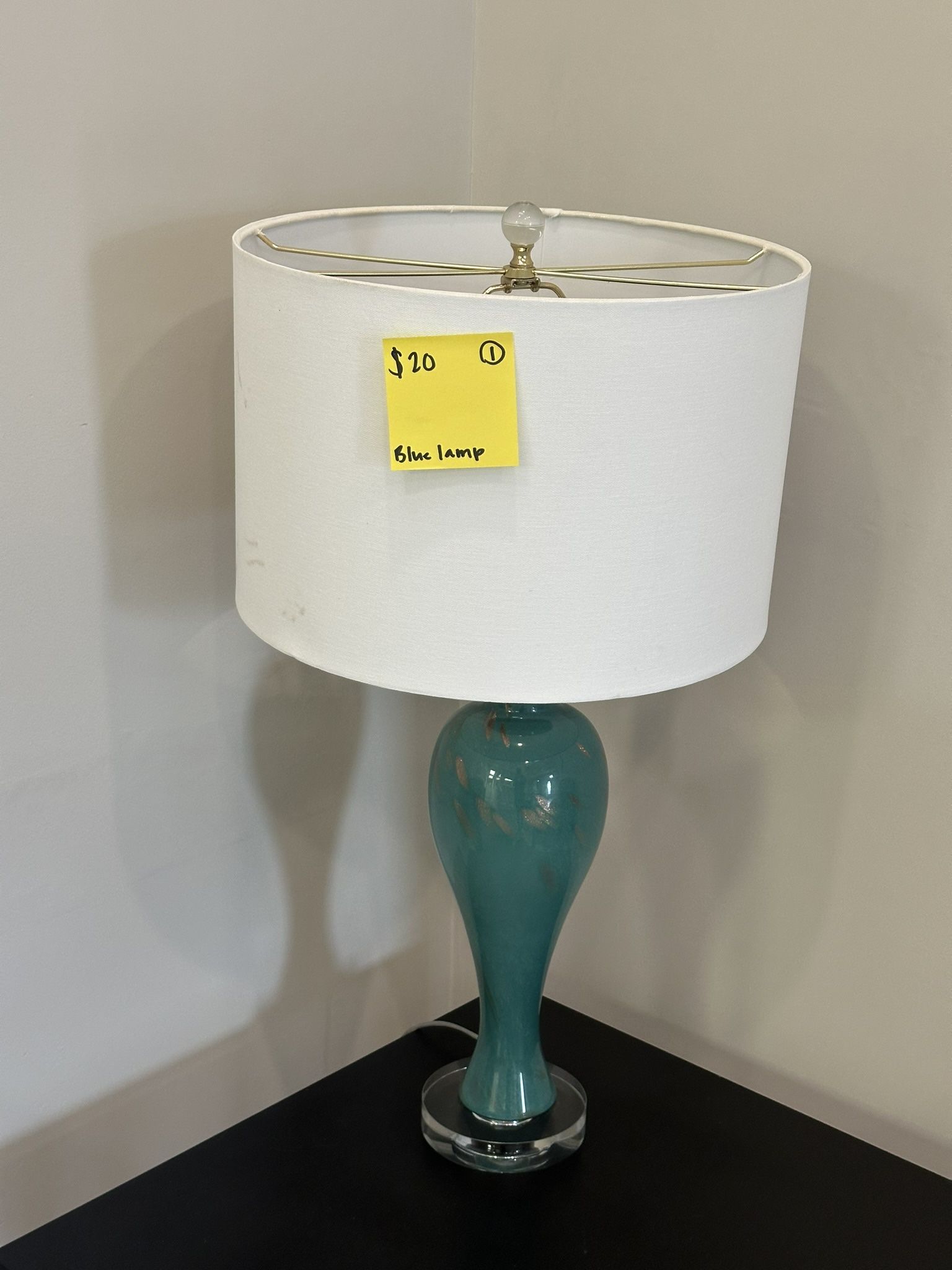 Blue with Gold Accents Lamp