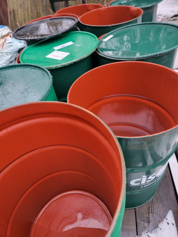 Clean 55 Gallon Drums