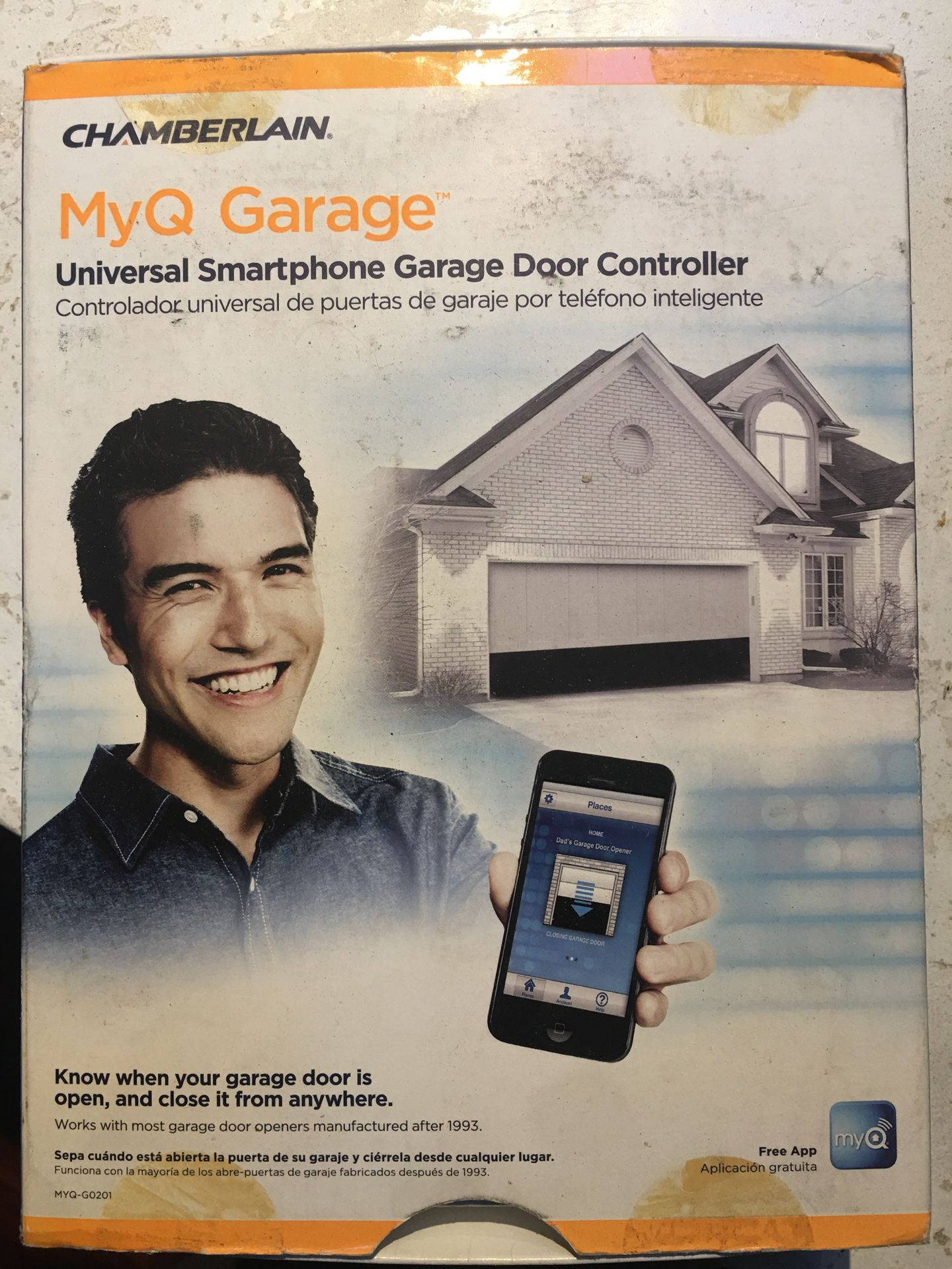 smartphone garage door opener