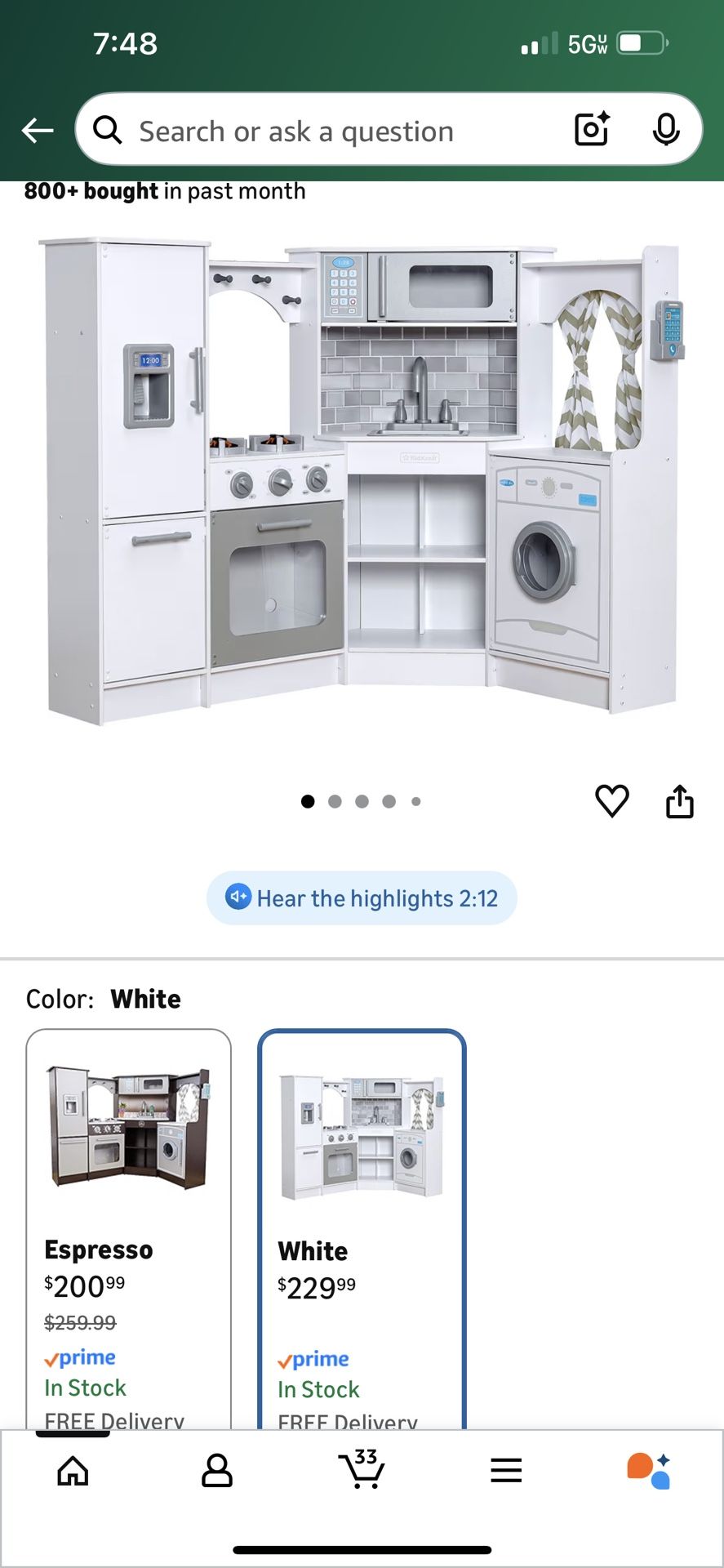 Kids Kitchen Play Set