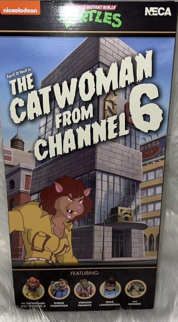 So in A Catwoman from Channel 6, April essentially becomes a