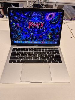 13" MacBook Pro 2017, Two Thunderbolt 3 Ports, 2.3 Dual Core i5, 8GB RAM, 128GB SSD C02TV1VLHV27 + NEW Battery $295
