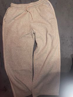 Hollister Grey baggy Sweatpants with Side Stripe