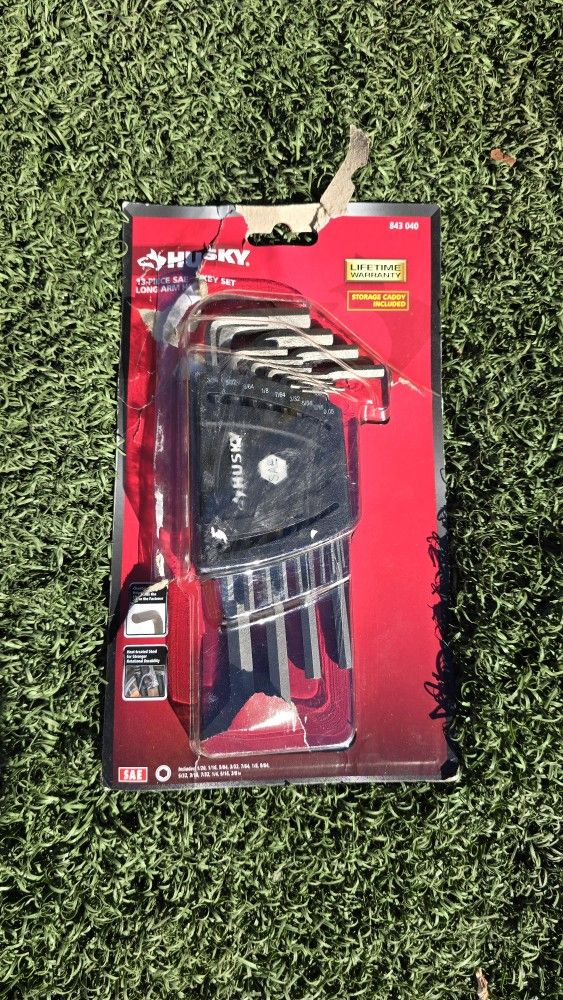 Husky 13 Piece Sae Long Arm Hex Key Set