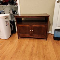 Wood TV Table