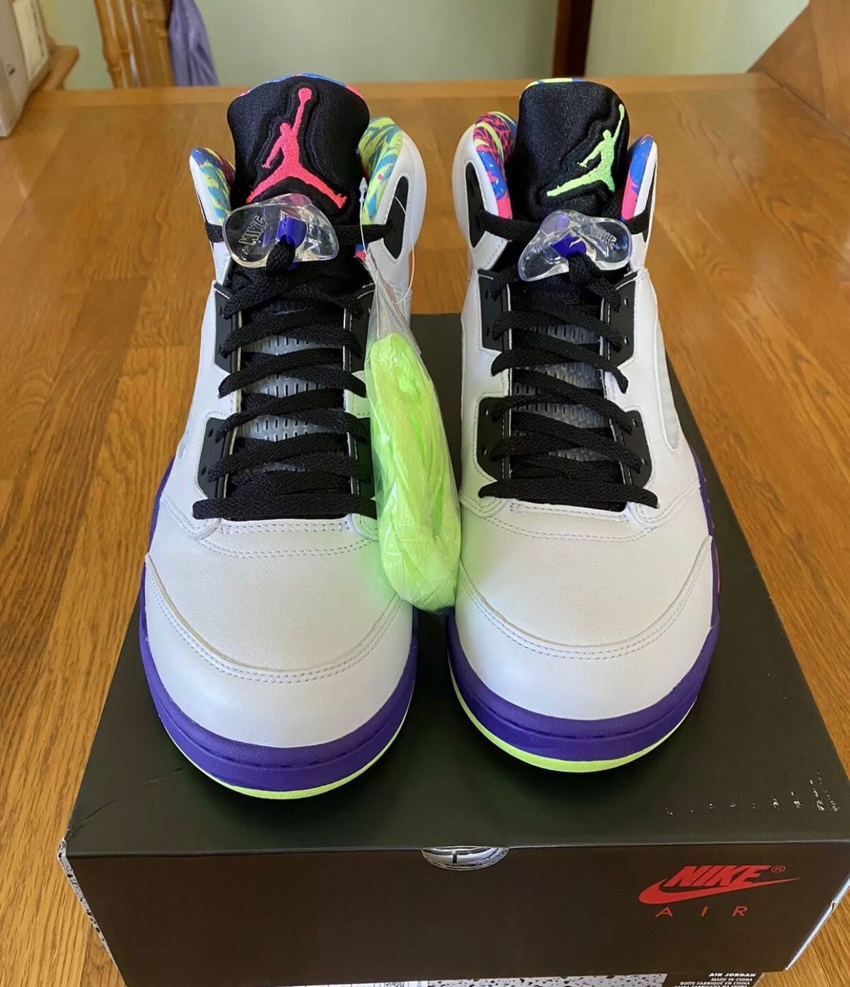 JORDAN 5 BEL AIR SIZES 10.5 11 12 13 AVAILABLE [IN HAND BRAND NEW]