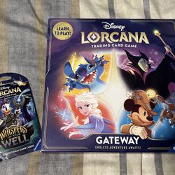 New & Sealed Kid’s Disney Lorcana Trading Card Game with Extra Cards - Ages 8+