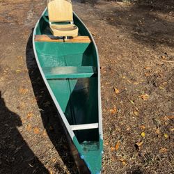 Canoe Flat back Fiberglass 