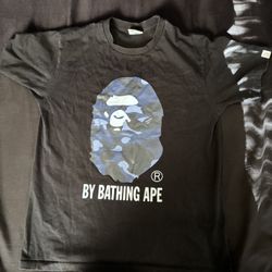 Bape T-Shirt Navy Blue 