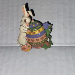 Easter Bunny brooch /pendant