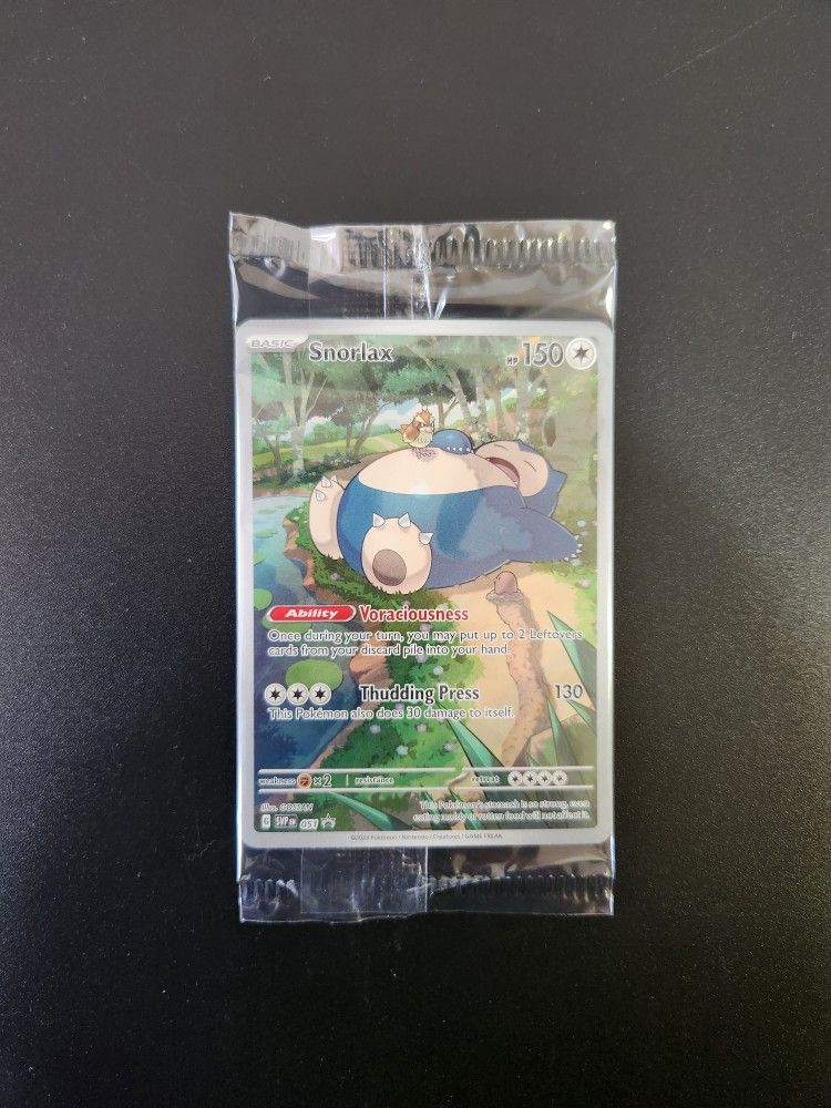 Snorlax Promo Pokemon Card