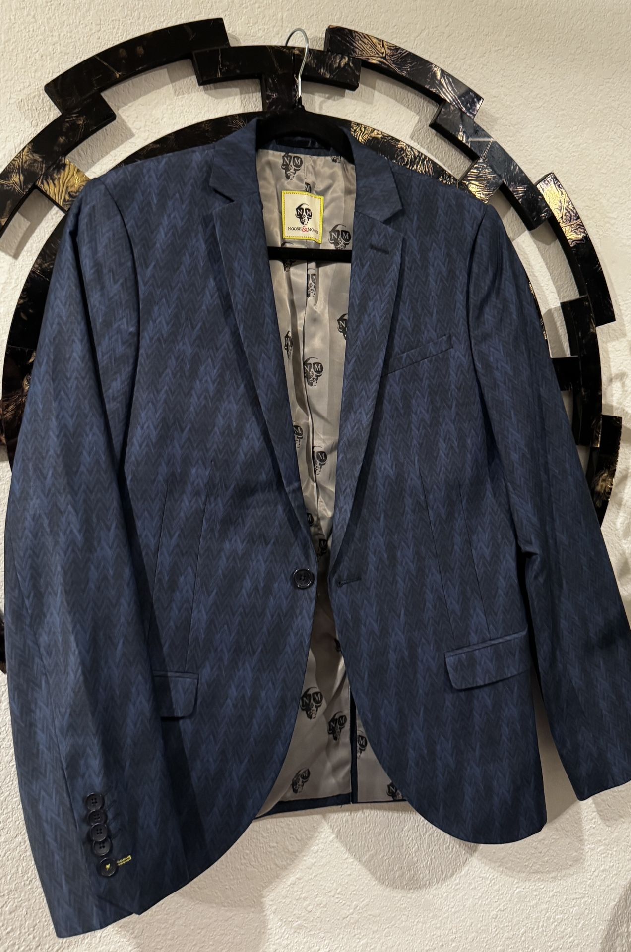 Noose & Monkey 3 Piece Blue Suit