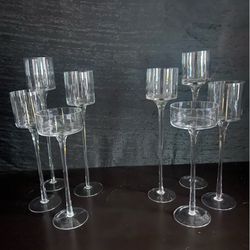 Floating Candle Glass Holders- Wedding/Event Set - LIKE NEW
