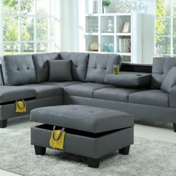 Tello Gray Sectional

