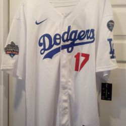 Ohtani 17 Back2Back Dodger Jerseys 
