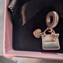 Authentic Pandora Shopping Bag Charm