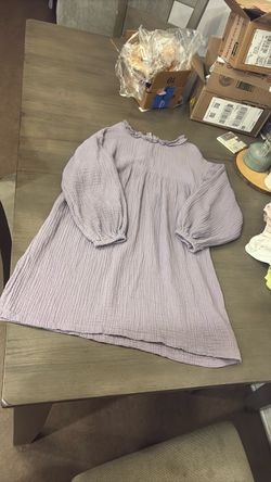 Girl’s H&M Balloon-Sleeved Muslin Dress size 10