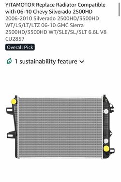 Radiator gmc Chevy 2500 6.6