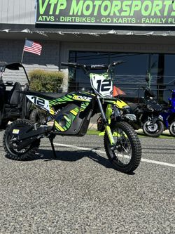 2026 MotoTec 36V Electric Dirt Bike – Neon Strike