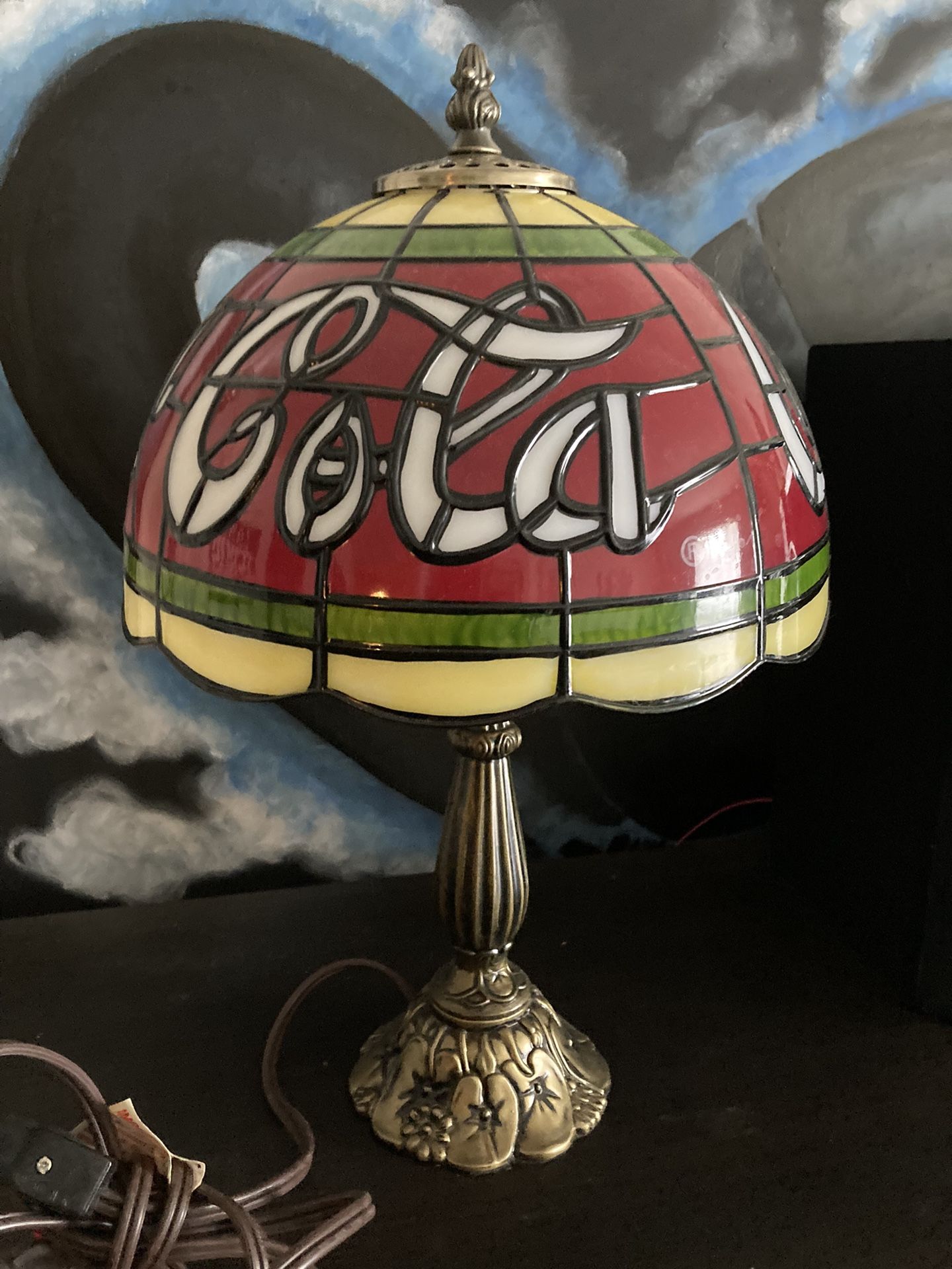 Vintage Tiffany Style  Stained Glass 