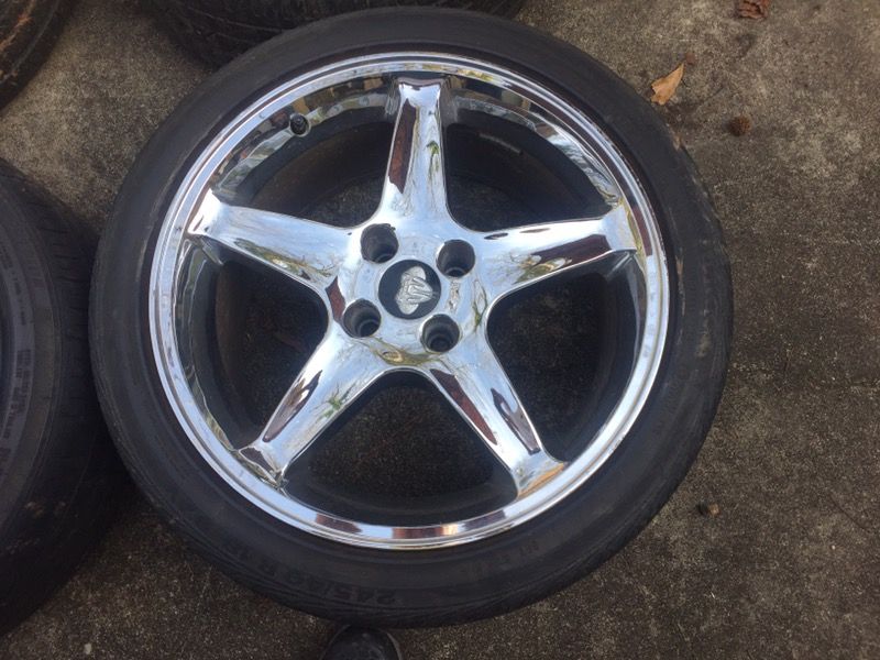 18 inch Cobra R wheels 4 lug
