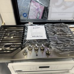 36” Stainless Steel Gas 5 Burners Cooktop