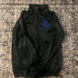 black And Blue Vintage dodgers Jacket