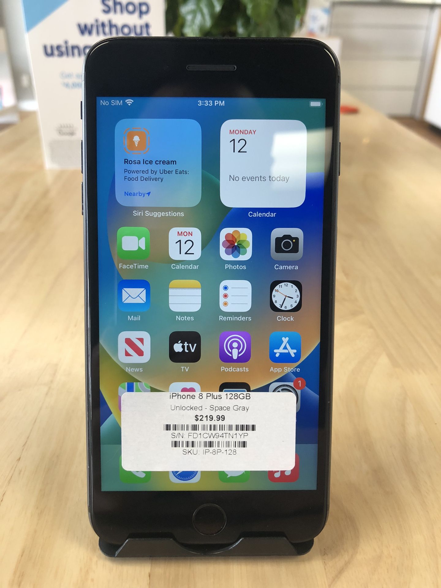 Apple iPhone 8 Plus - 128GB Unlocked - Space Gray