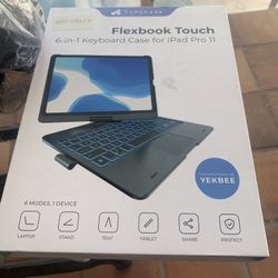 Flexbook touch 6-in-1 Keyboard case For iPad Pro 11