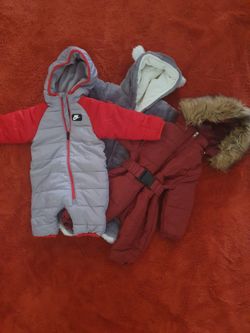 4 Baby Coats 0-3/3M