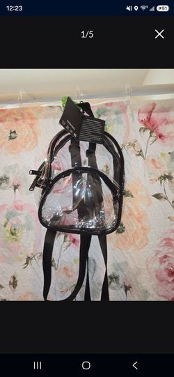 1 New clear/transparent /festival/ pride/small backpack 🎒